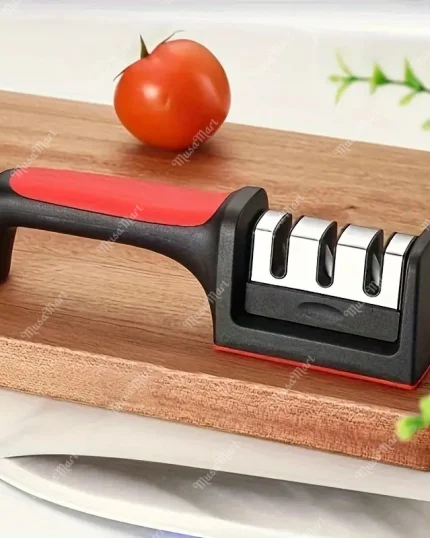 Knife Sharpener Multi-function 3 Stages Type Quick Sharpening Tool With Non-slip Base